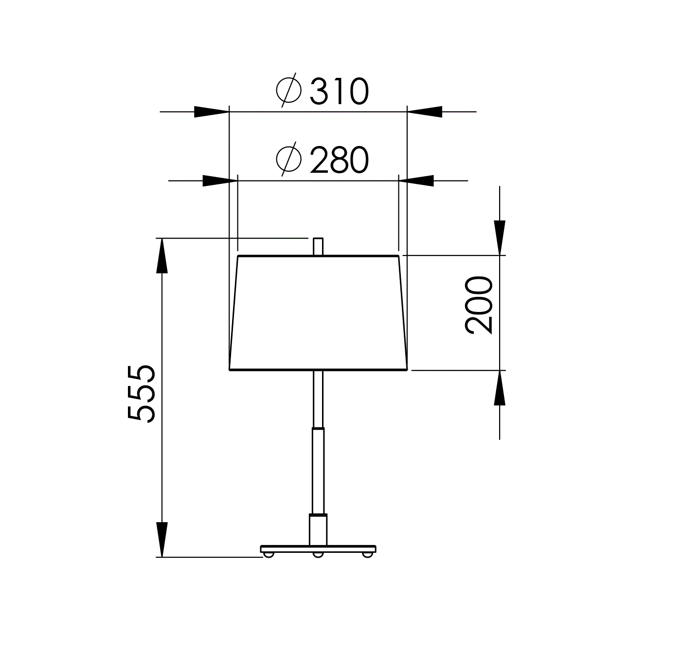 Scala 55 Abmessungen