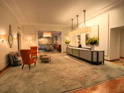 Die Lobby im Fairmont Hotel – Montreux