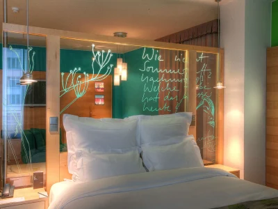 Hotelzimmer Beleuchtung des Le Meridien - Hamburg